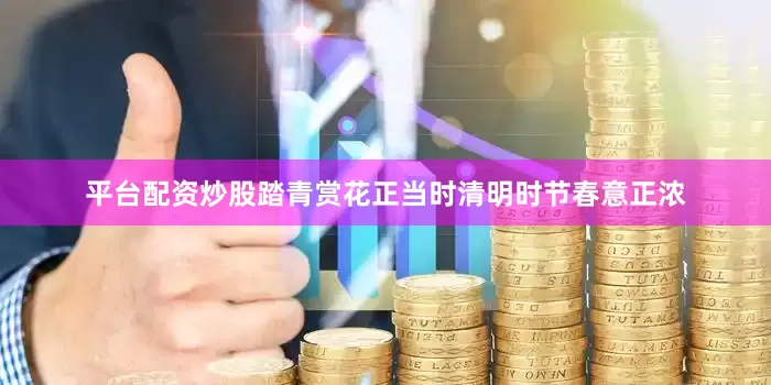平台配资炒股踏青赏花正当时清明时节春意正浓